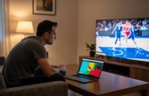 Sport kroz brojke: kako podaci menjaju način na koji pratimo utakmice muskarac-kauc-laptop-kosarka